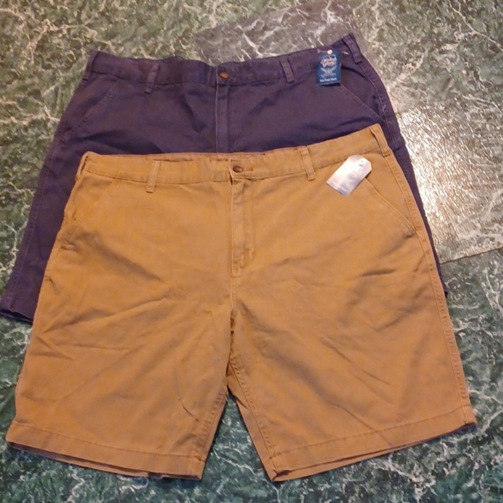 Men's shorts size 42 faded glory tan and blue